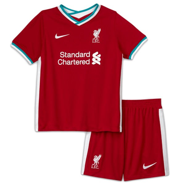 Maillot Football Liverpool Domicile Enfant 2020-21 Rouge